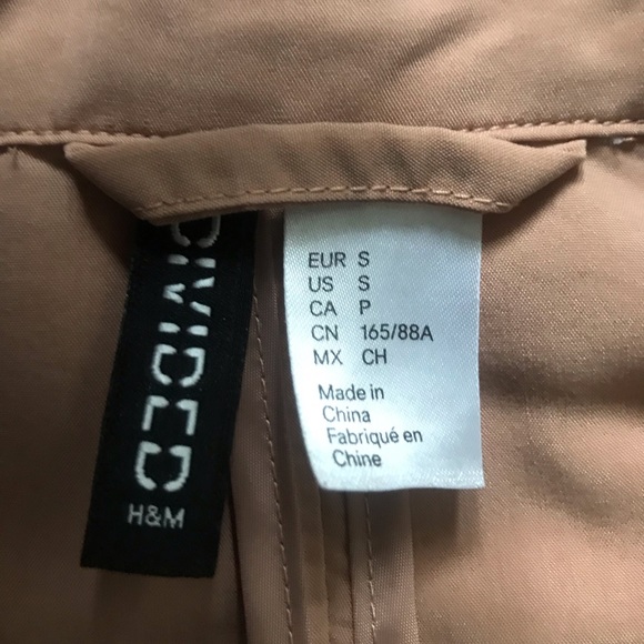 Dusty Rose Pink Trench Coat - Picture 3 of 5